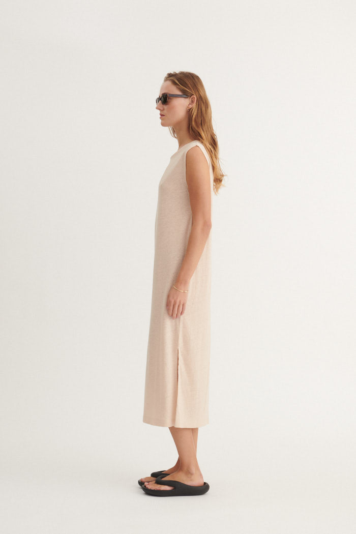 basic-apparel-ryda-tank-dress-kleid-smokey-grey-leinen image 2