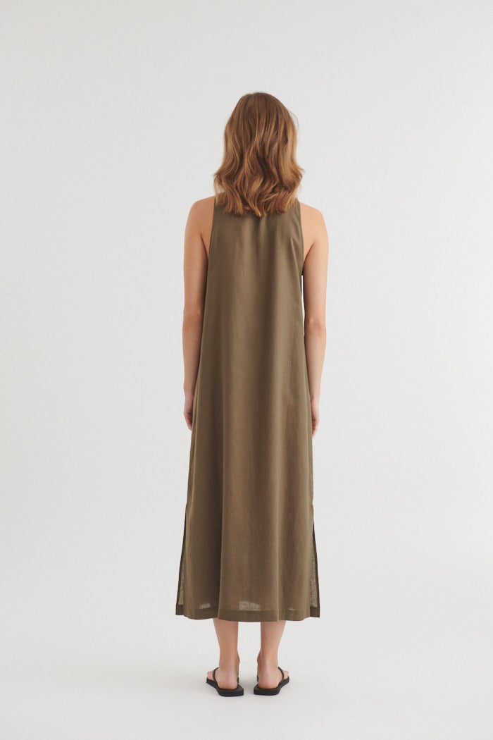 basic-apparel-carina-tank-dress-sommerkleid-sea-turtle-leinen image 4