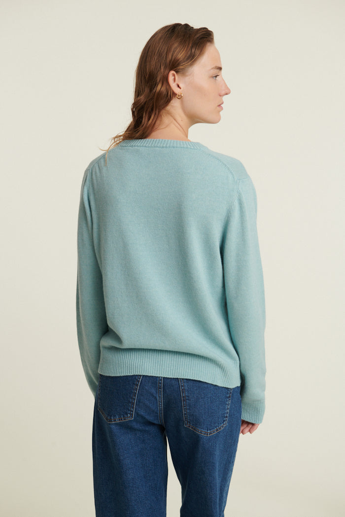 basic-apparel-cady-o-neck-pullover-damen-gossamer-green-wolle image 3