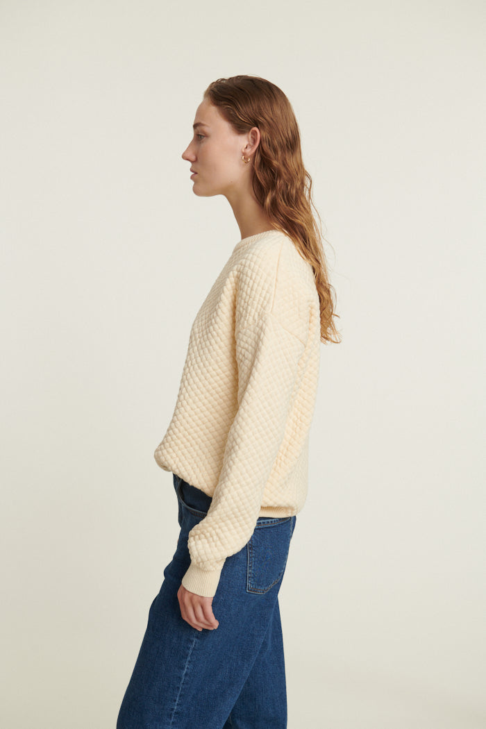 basic-apparel-lis-sweater-pullover-whisper-white-bio-baumwolle image 2