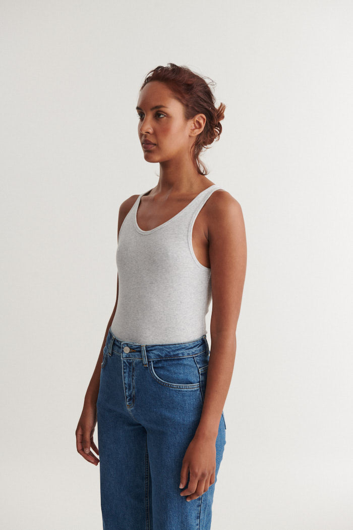 basic-apparel-ludmilla-ba146-02-top-light-grey-meliert-bio image 2