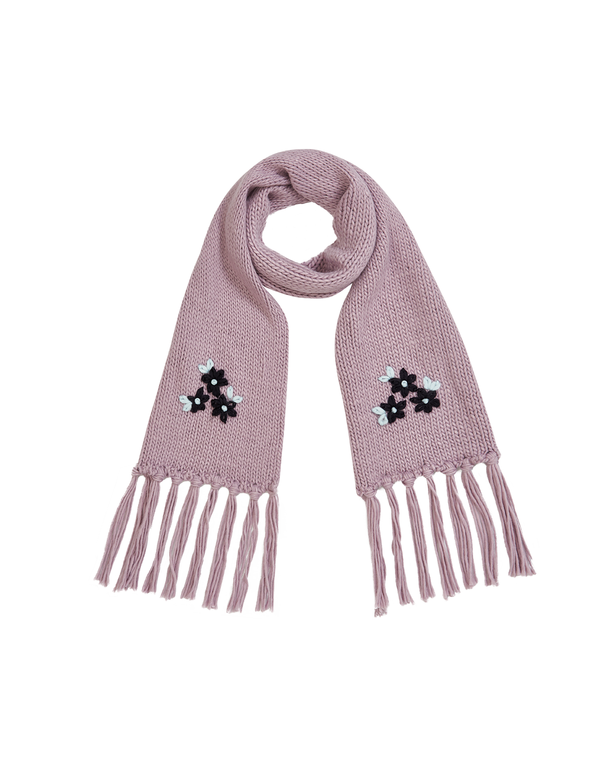 fable-england-forget-me-not-strickschal-lila-blumen image 1