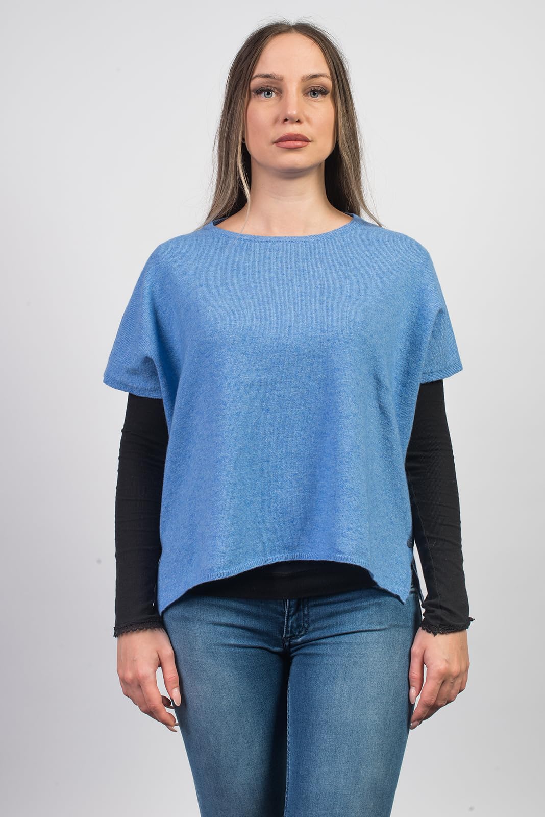 dalle-piane-poncho-wandelbar-kaschmir-poncho-hellblau image 3