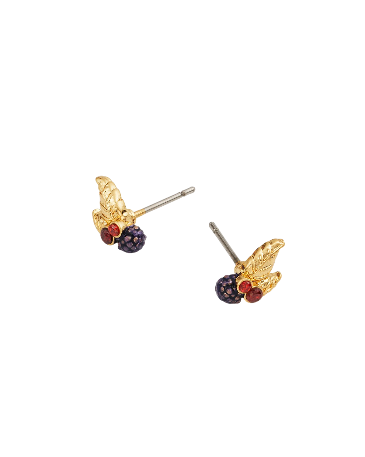 fable-england-orla-blackberry-ohrstecker-gold-granat image 3