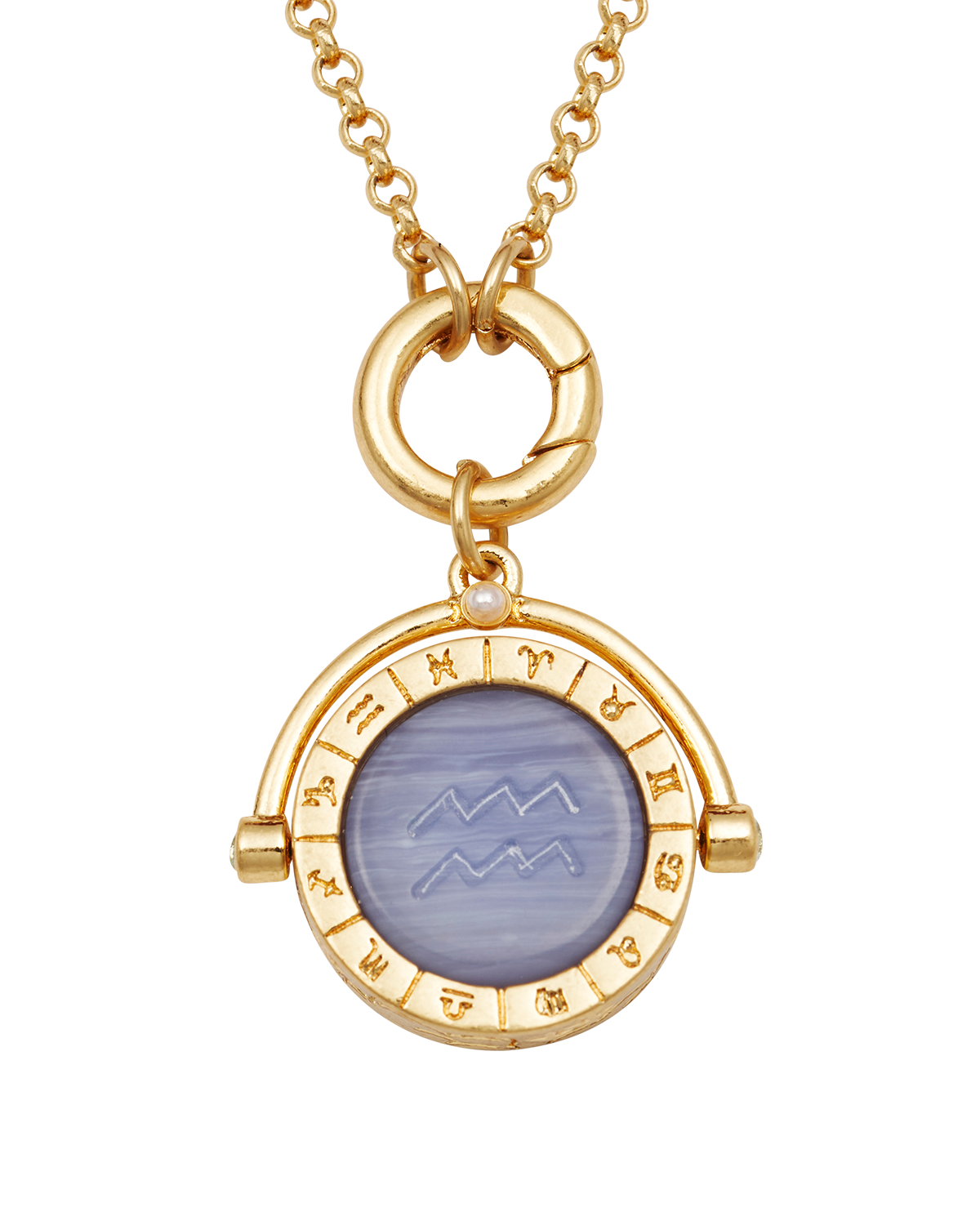 fable-england-jewellery-aquarius-gold-halskette-sternzeichen image 3