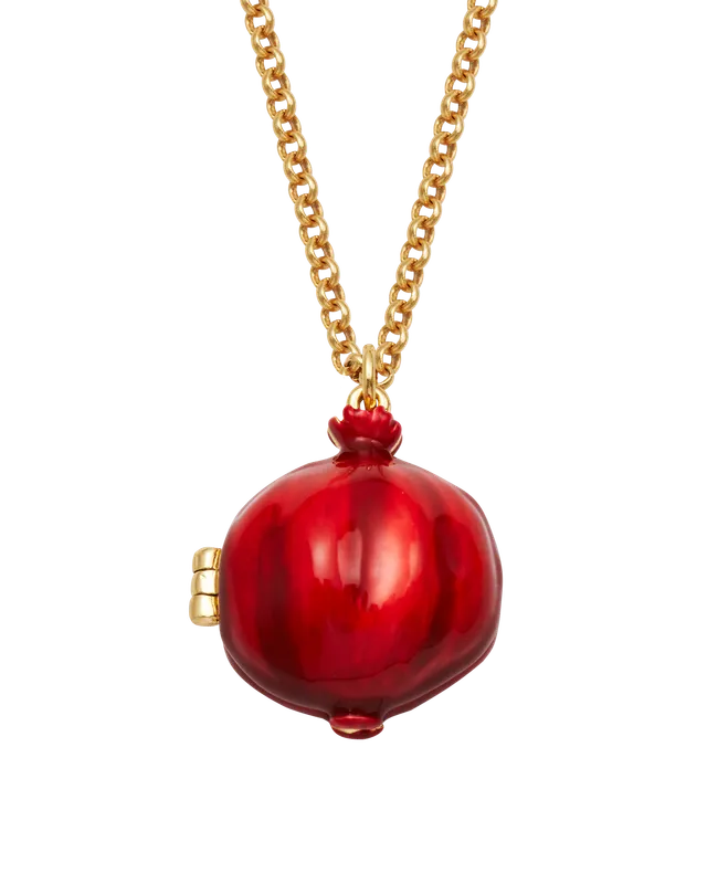 fable-england-pomegranate-medaillon-kette-gold image 1