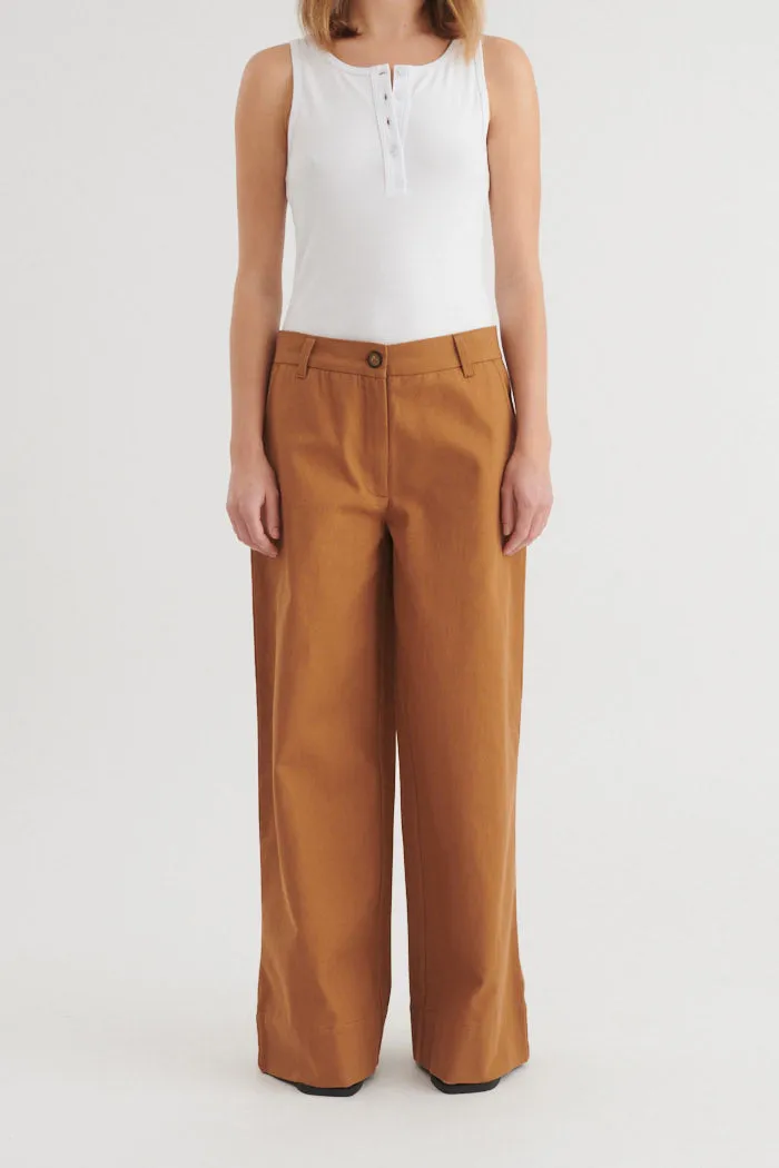 basic-apparel-lilla-pants-stoffhose-nuthatch-bio-baumwolle image 1