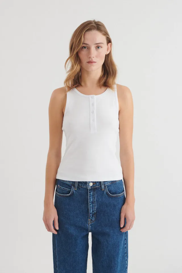 basic-apparel-ludmilla-granddad-tank-top-bright-white image 1