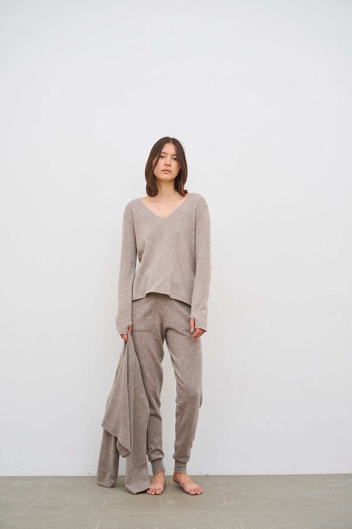 care-by-me-cornelia-hose-kaschmirhose-grau-s image 8