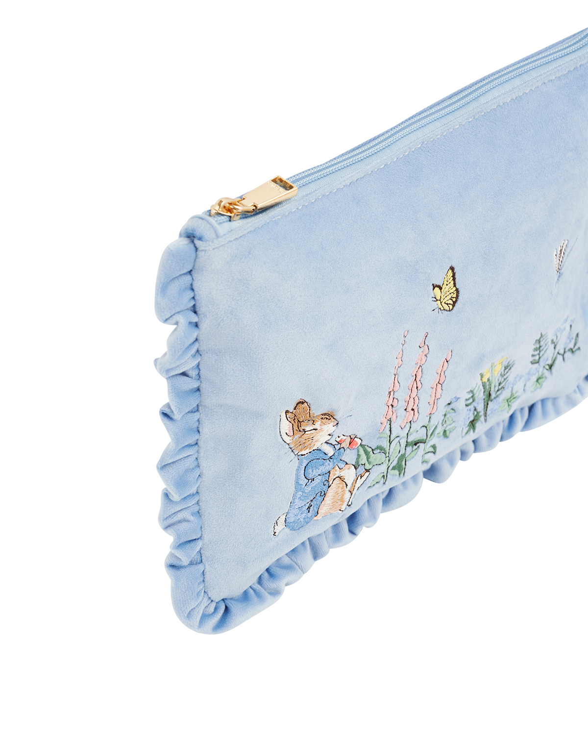 fable-england-peter-rabbit-pouch-samt-blau-bestickt image 5