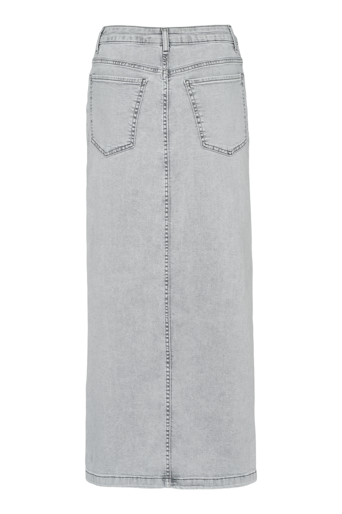 basic-apparel-enya-skirt-rock-grau-bio-baumwolle image 2