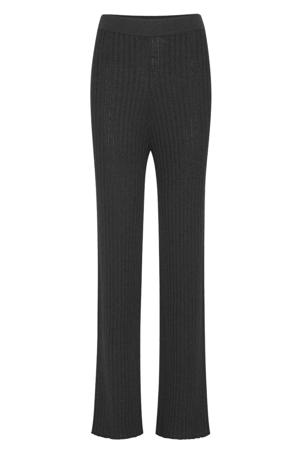 basic-apparel-coral-wide-pants-wollhose-schwarz-merino image 1