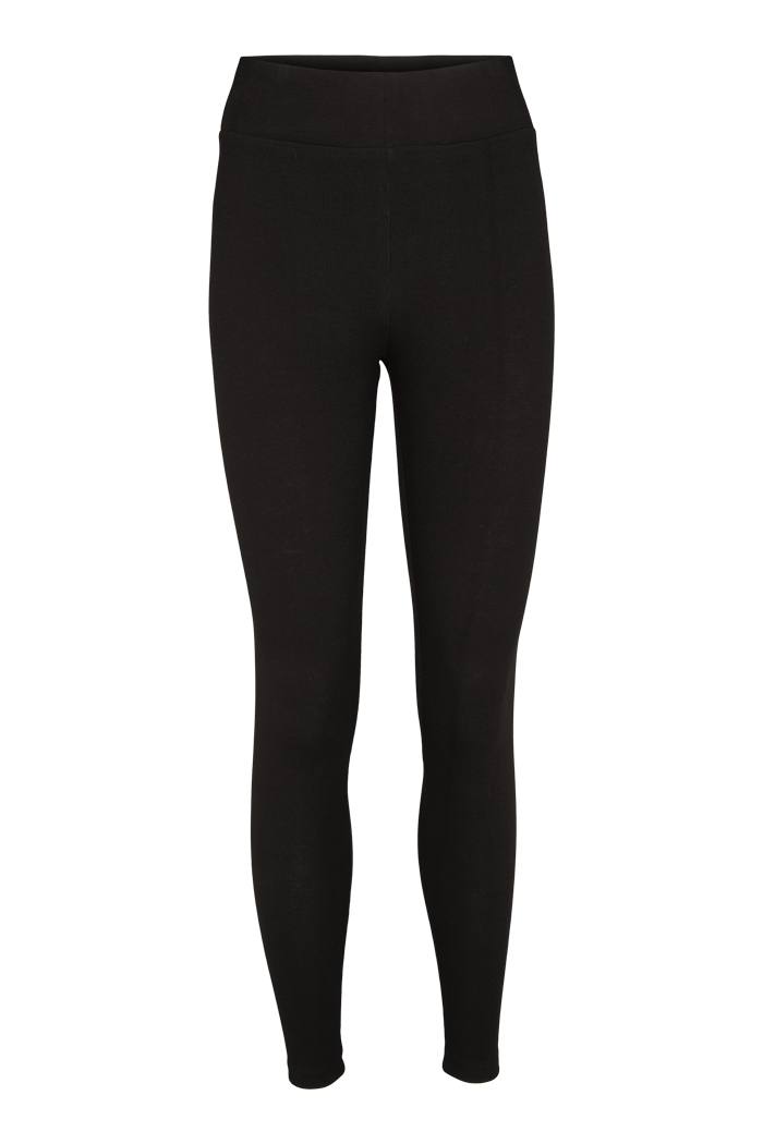basic-apparel-ludmilla-tights-black-bio-baumwolle-leggings image 1