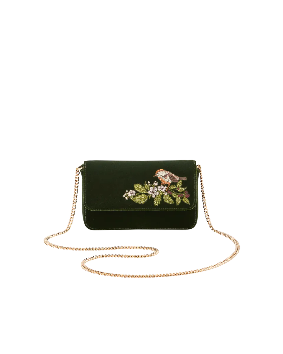 fable-england-sophia-wren-abendtasche-samt-gr-n-stickerei image 1