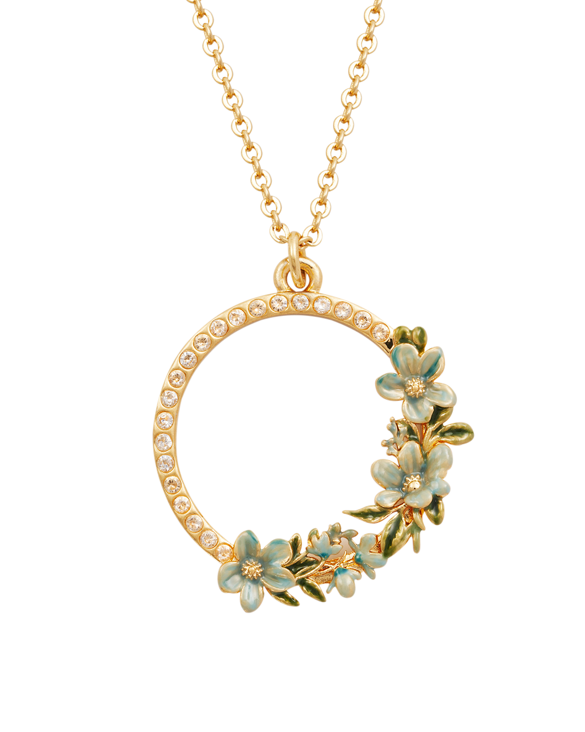 fable-england-floral-wreath-schmuckset-kette-ohrringe image 3