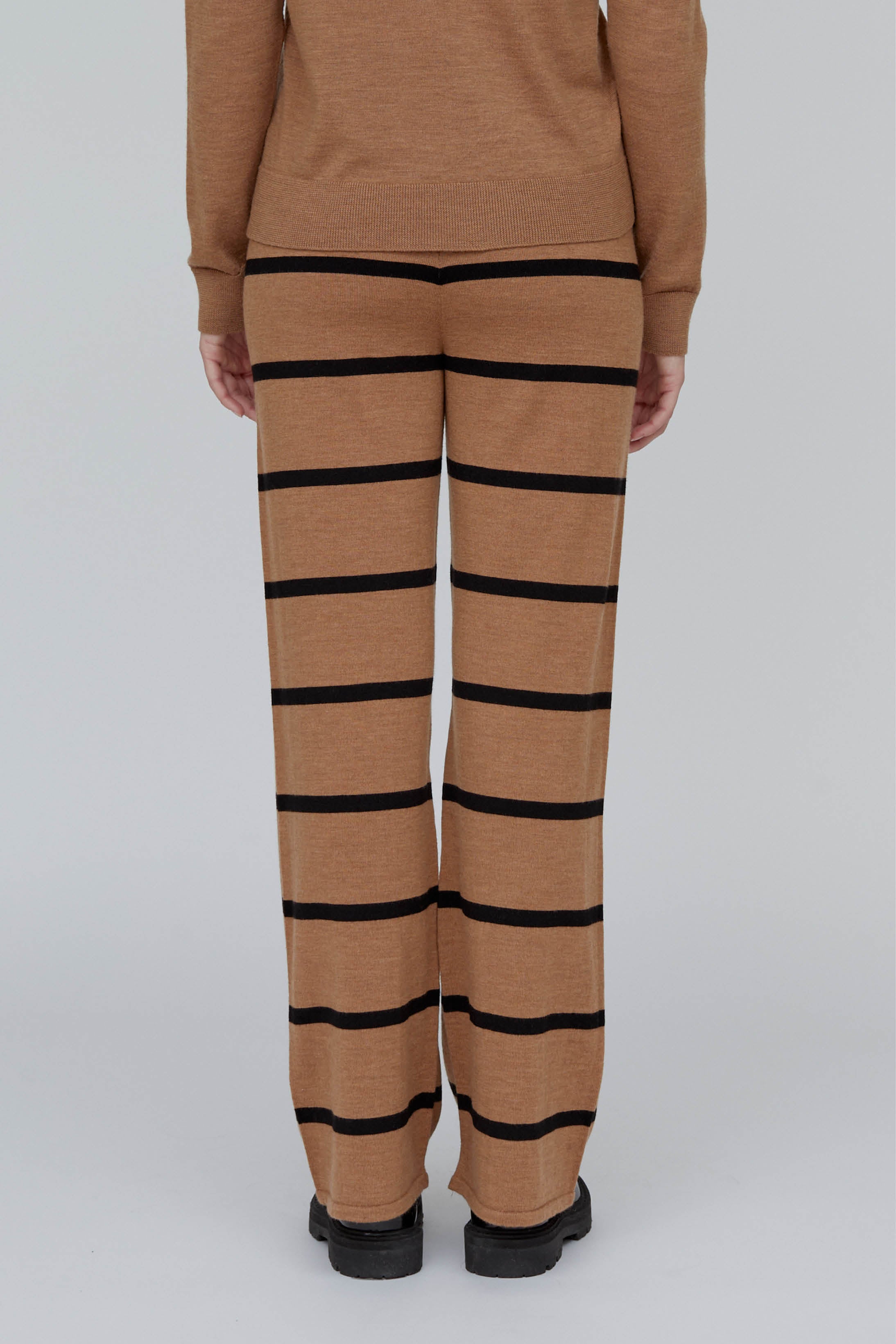 basic-apparel-vera-wide-pants-hose-apple-cinnamon-wolle image 3