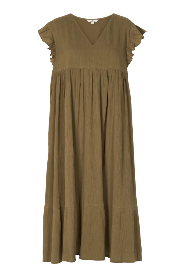basic-apparel-simone-dress-kleid-martini-olive-bio image 1