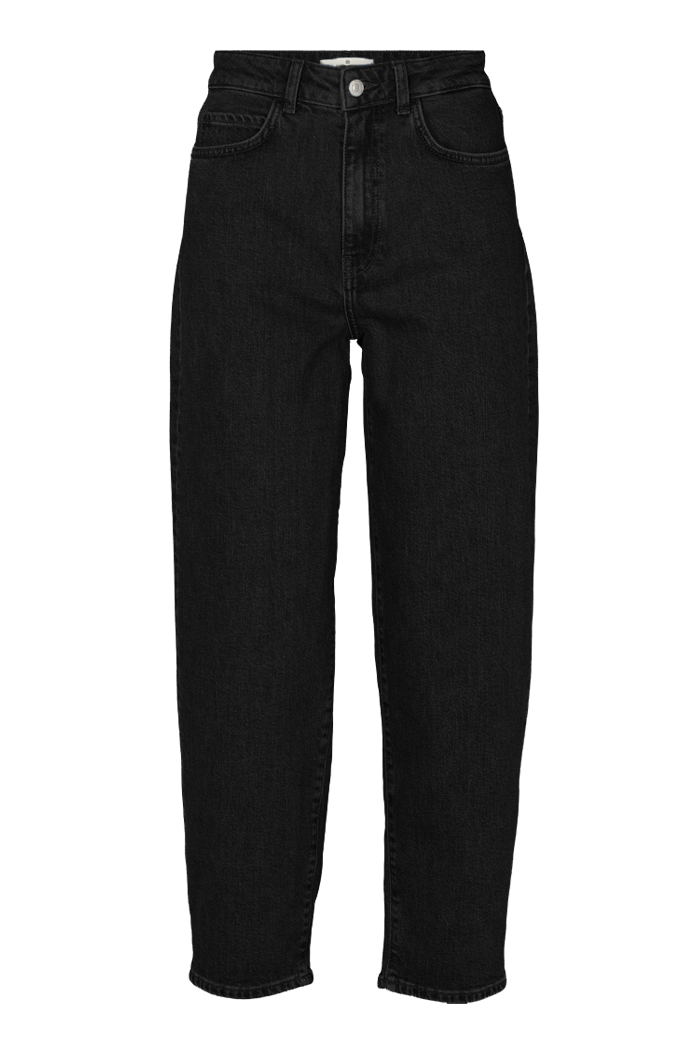 basic-apparel-ea-black-jeans-barrel-jeans-schwarz-bio-baumwolle image 5