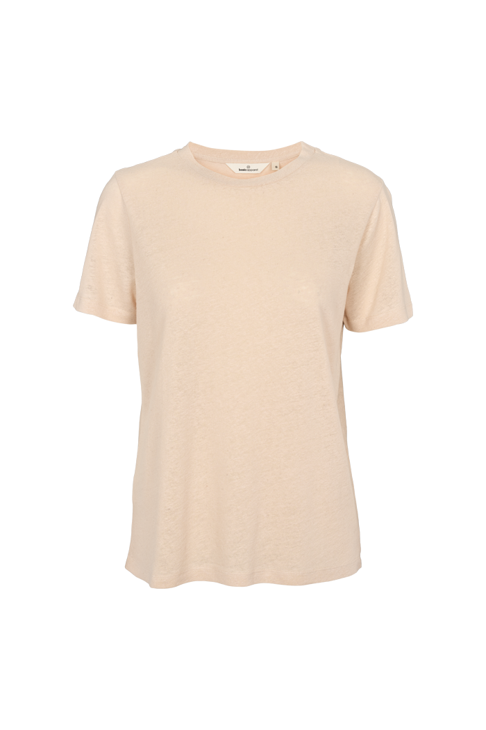 basic-apparel-kali-tee-t-shirt-damen-smokey-grey-leinen image 4