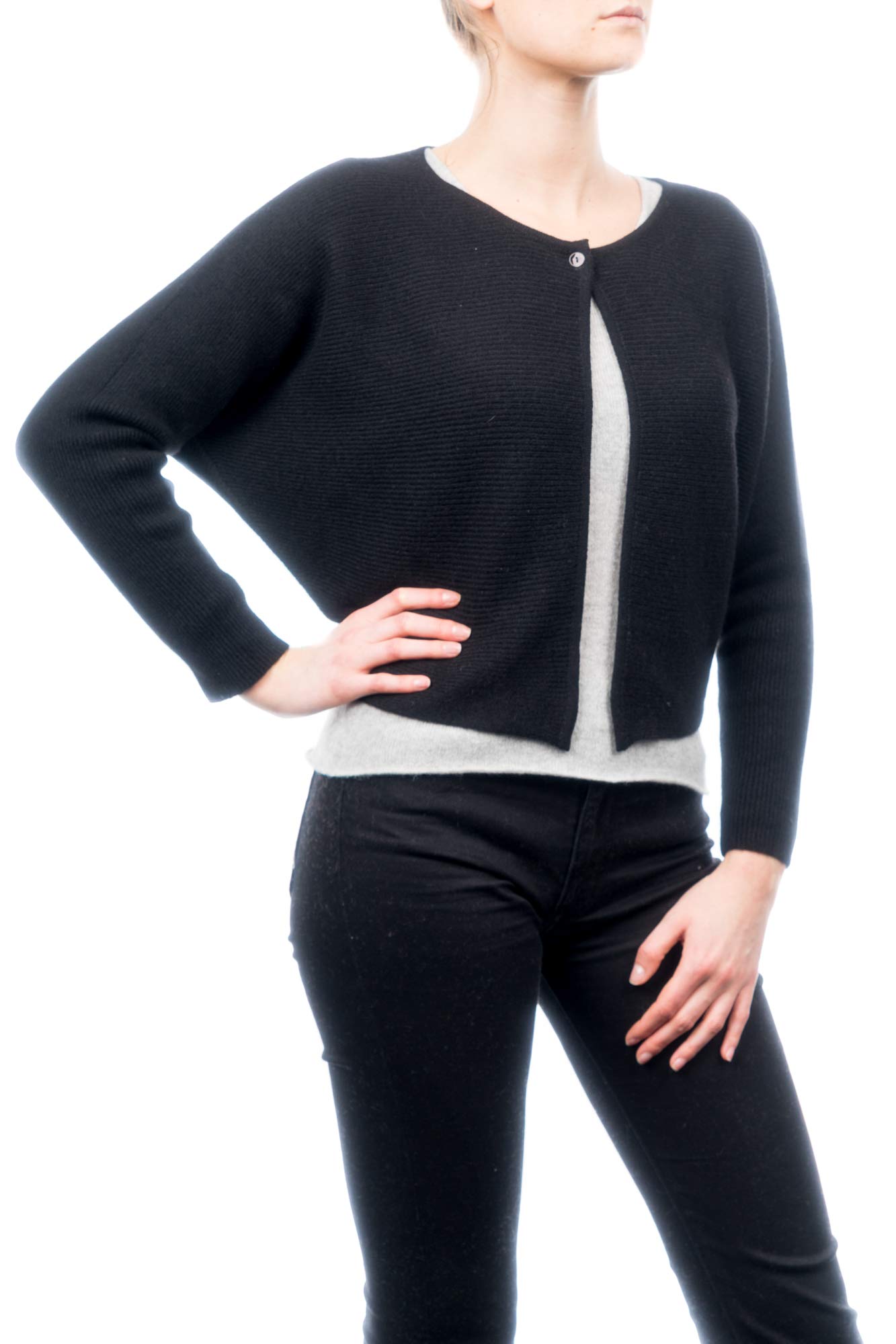 dalle-piane-sweater-strickjacke-kaschmir-rot-mit-kn-pfen image 7
