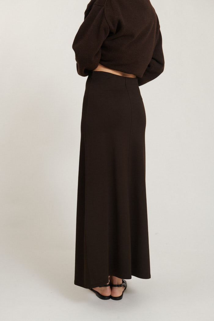 basic-apparel-sadie-long-skirt-maxirock-chocolate-torte-modal image 3