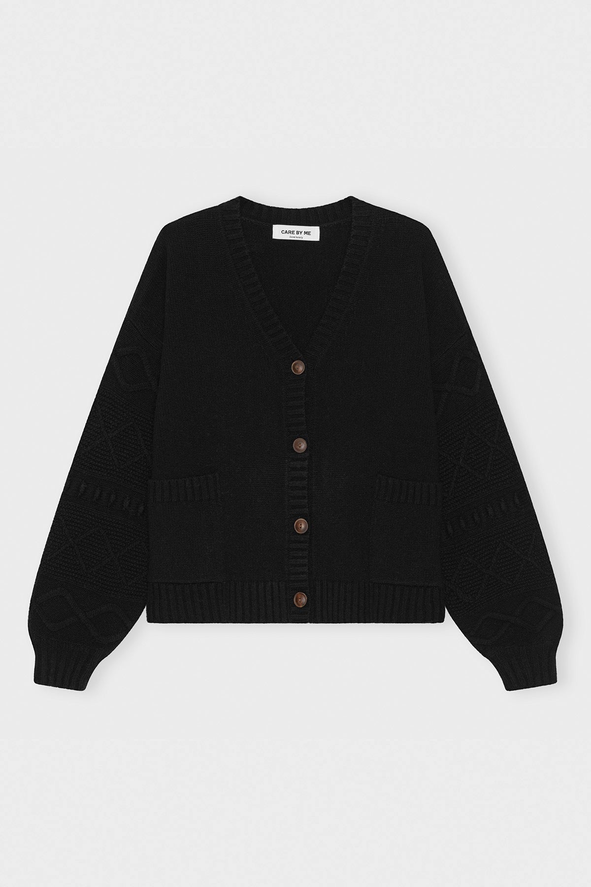 care-by-me-helena-strickjacke-wolle-schwarz image 4