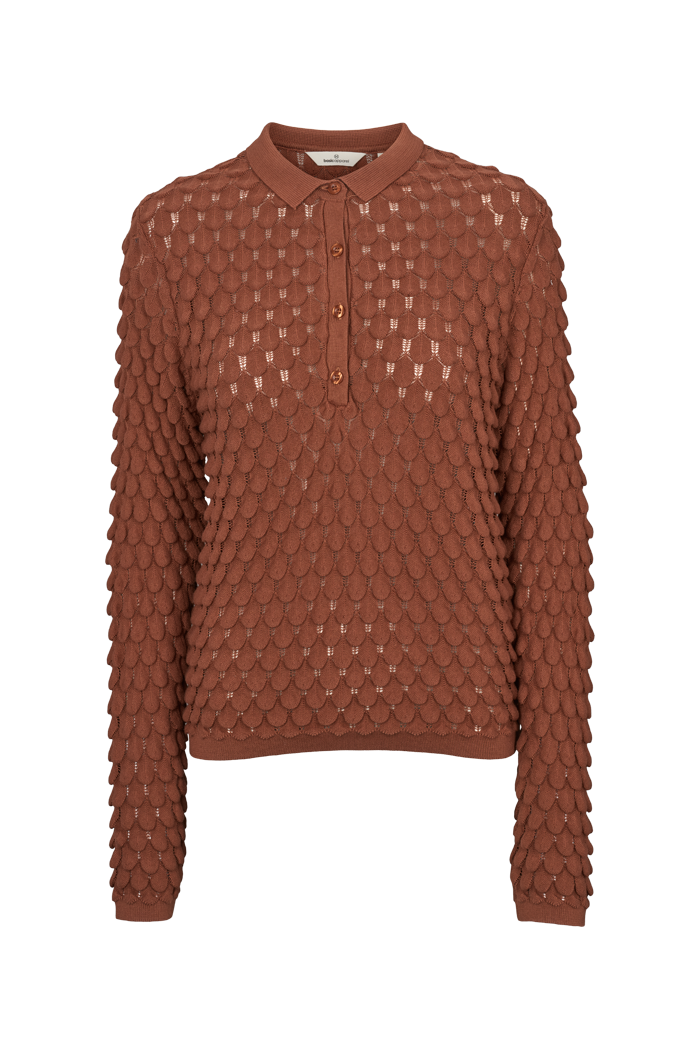 basic-apparel-cilla-polo-strickpullover-beige-bio-baumwolle image 5