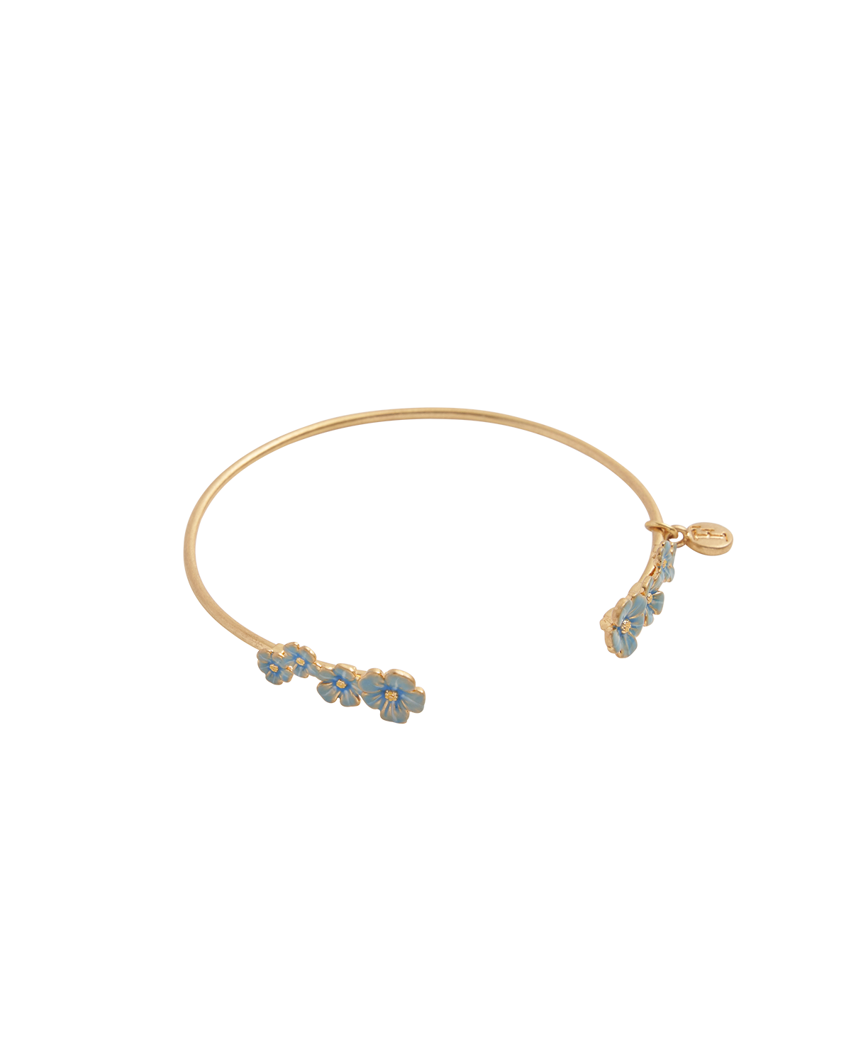fable-england-jewellery-forget-me-not-armreif-gold-blumen image 1