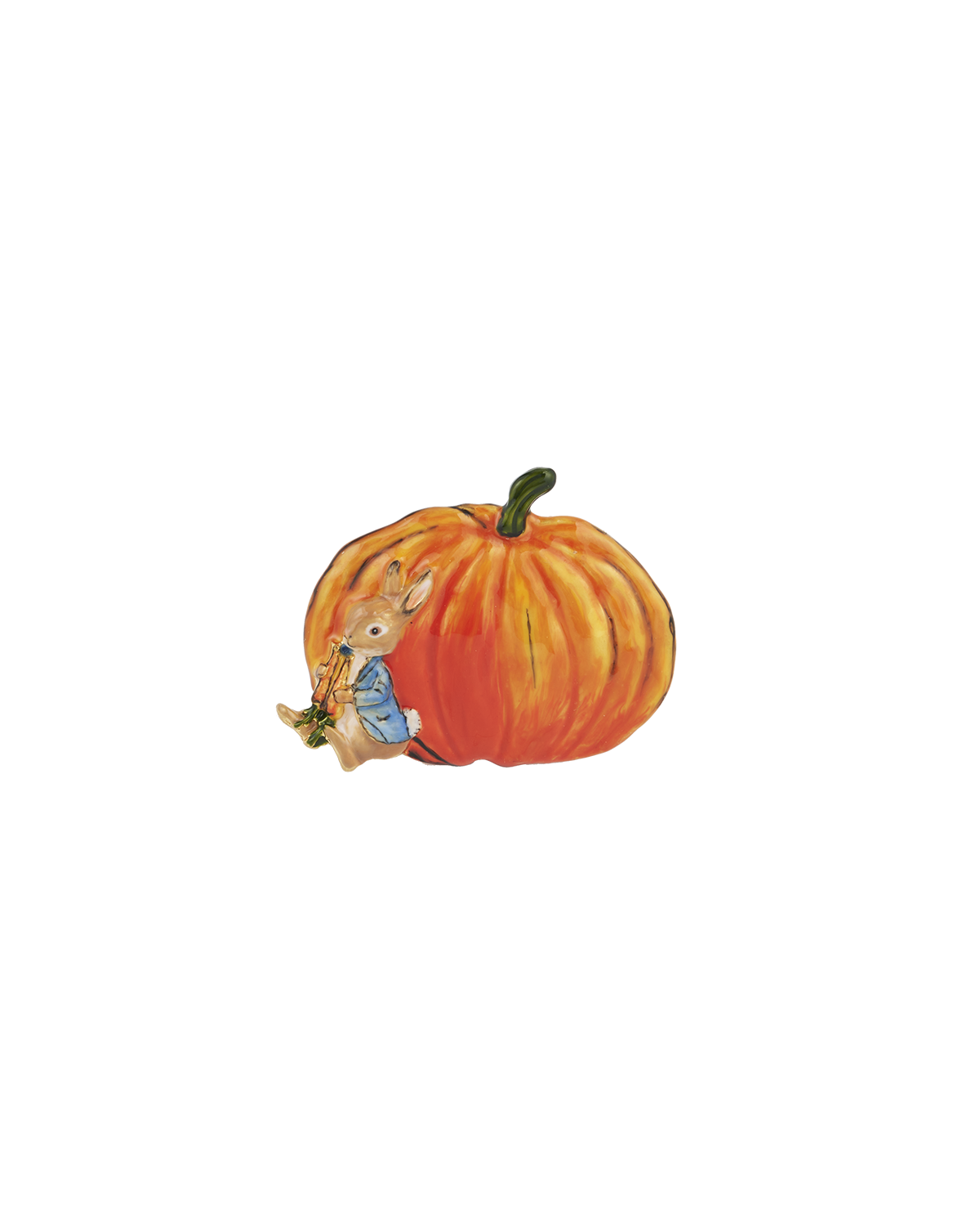 fable-england-peter-rabbit-pumpkin-brosche-emaille image 1