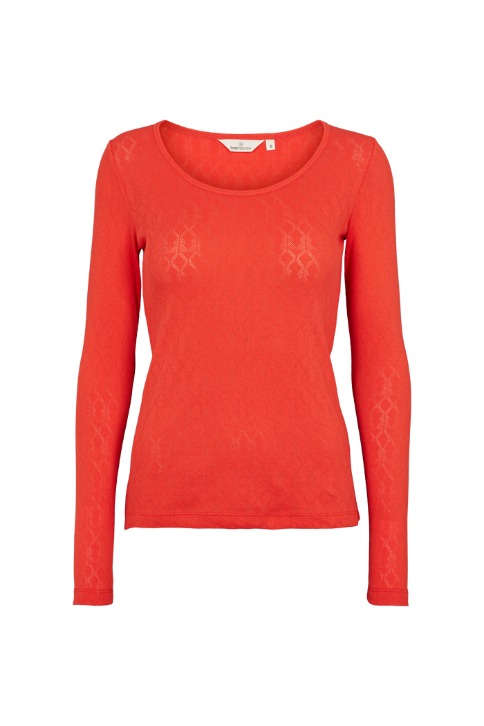 basic-apparel-ana-t-shirt-langarm-high-risk-red-bio-baumwolle image 1