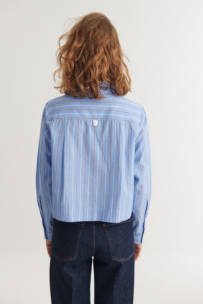 basic-apparel-siba-shirt-damen-bluse-cropped-gestreift image 4