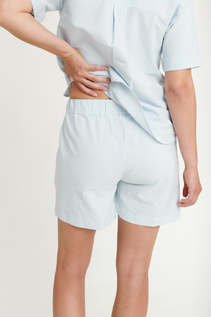basic-apparel-harriet-shorts-ashley-blue-bio-baumwolle image 1