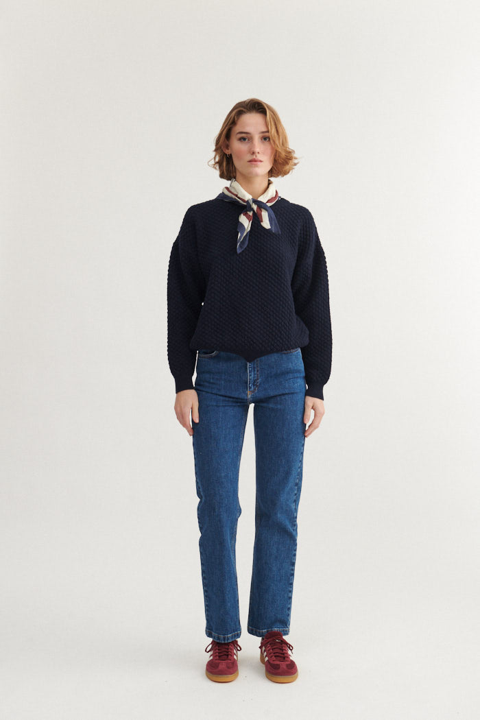 basic-apparel-lis-sweater-damen-pullover-sky-captain-bio image 4