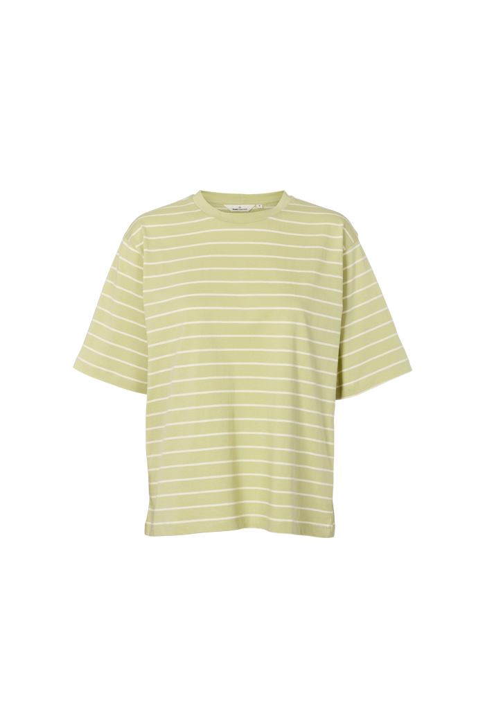 basic-apparel-raja-stripe-tee-t-shirt-winter-pear-bio-baumwolle image 5
