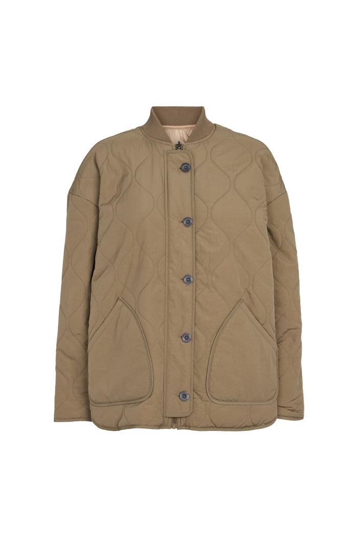 basic-apparel-ruby-loose-jacket-jacke-capers-green-recycling-nylon image 1