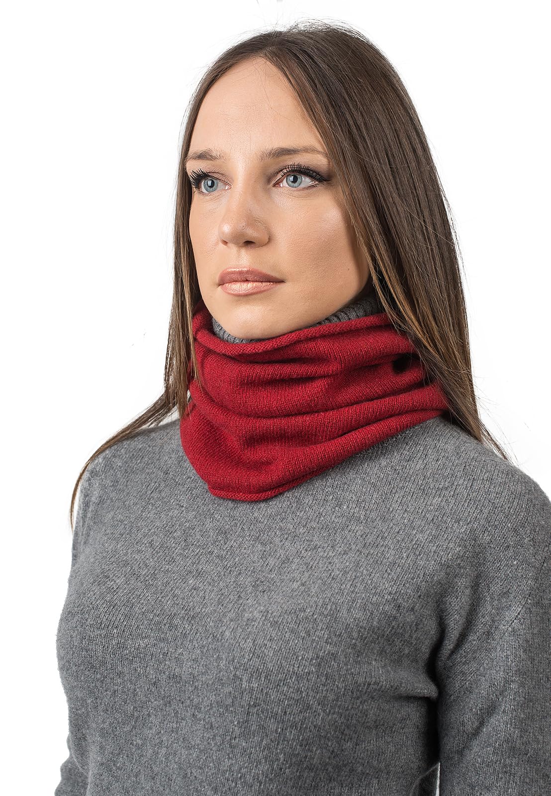 dalle-piane-cashmere-scarf-loopschal-beige-regenerierter-kaschmir image 5