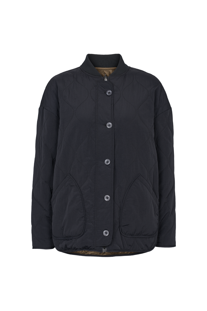 basic-apparel-ruby-loose-jacket-jacke-schwarz-wendbar image 4