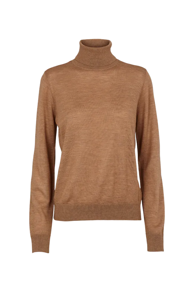 basic-apparel-vera-roll-neck-pullover-apple-cinnamon-merino image 1
