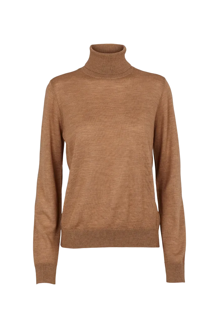 basic-apparel-vera-roll-neck-pullover-apple-cinnamon-merino image 1