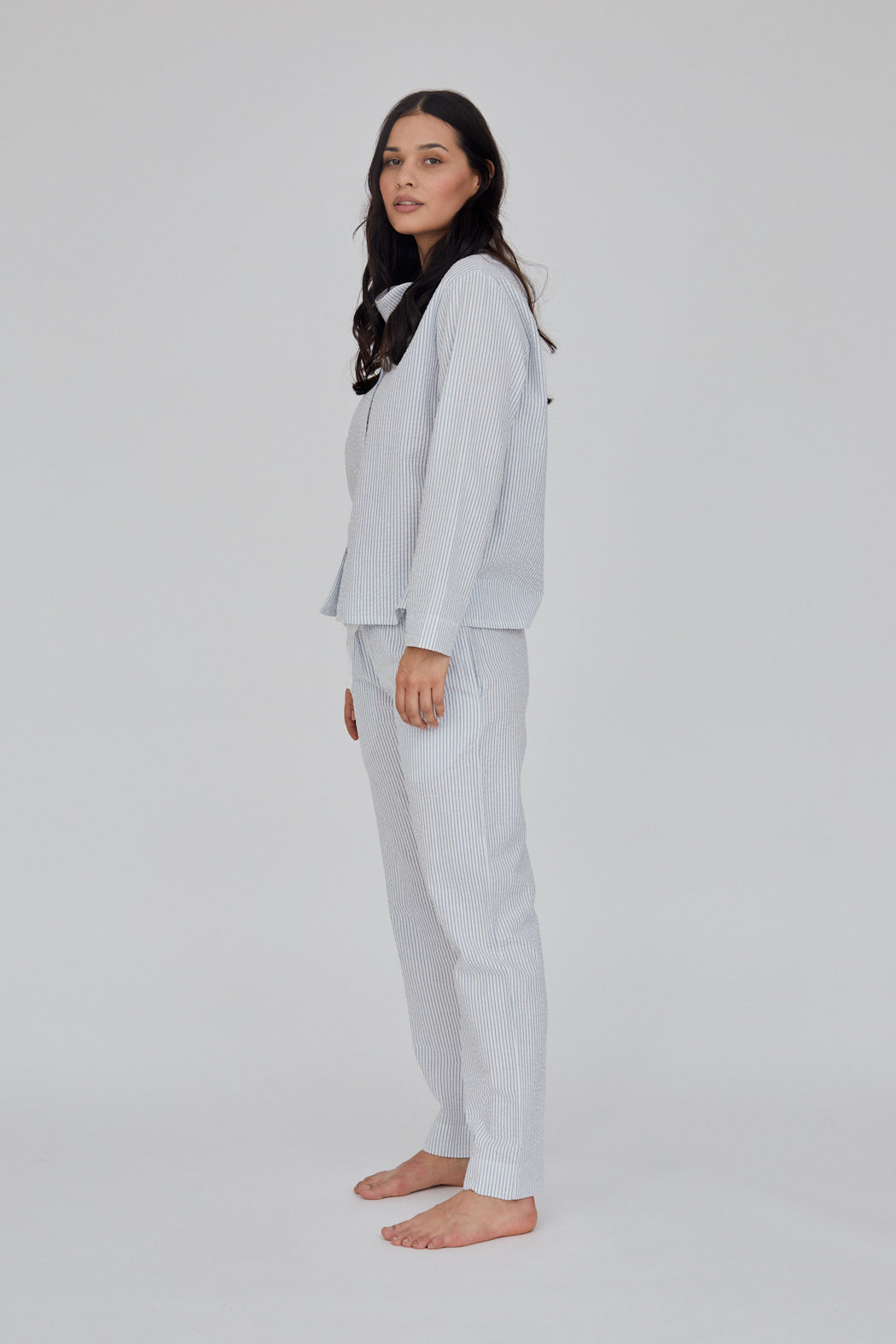 basic-apparel-juna-pj-shirt-gots-ashley-blue-bio-baumwolle image 3