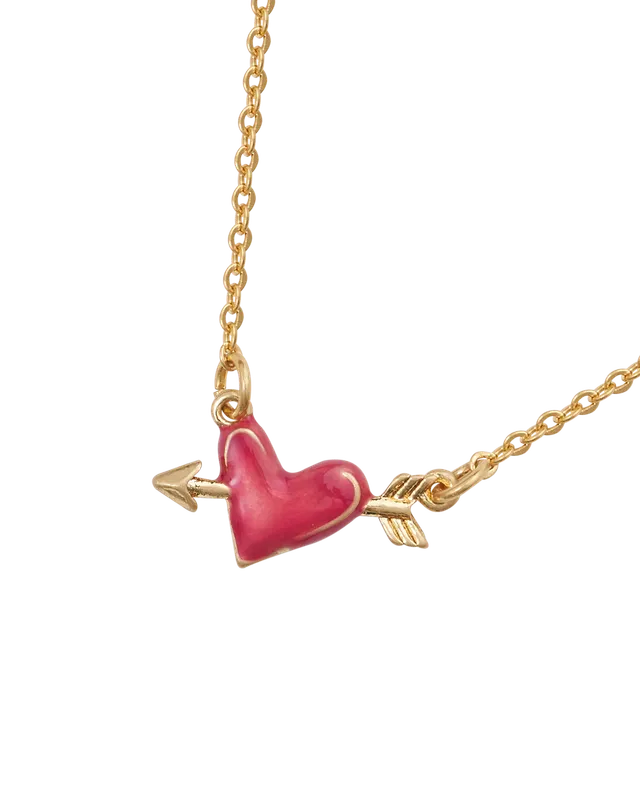 fable-england-lovestruck-heart-halskette-rot-gold image 1