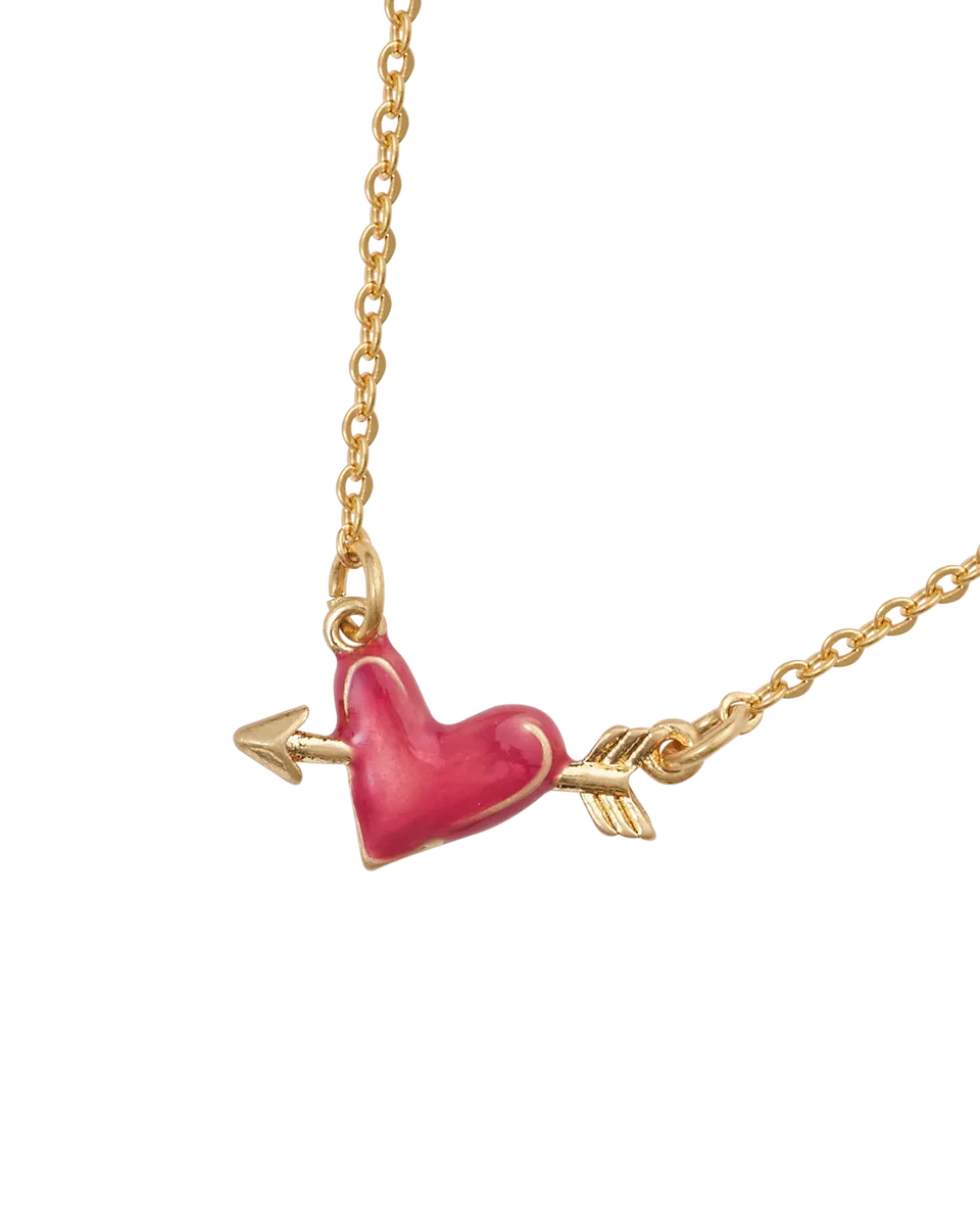 fable-england-lovestruck-heart-halskette-rot-gold image 1