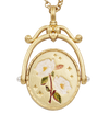 fable-england-m-initial-magnolia-halskette-gold image 3