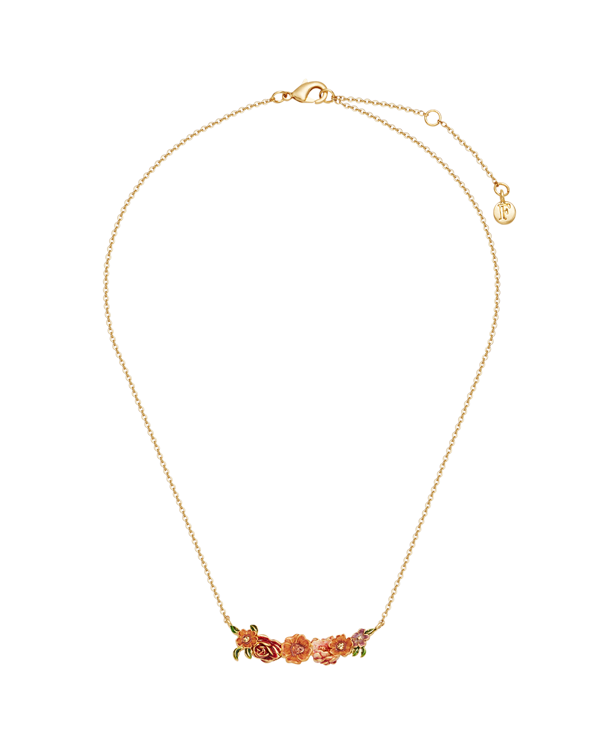fable-england-eve-floral-choker-kette-gold image 3