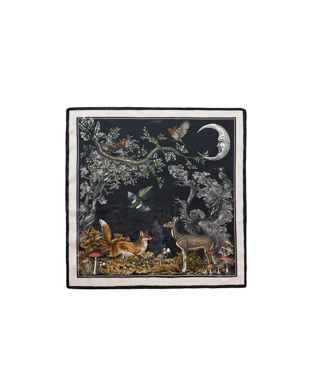 fable-england-a-night-s-tale-tuch-schwarz-wald-print image 1