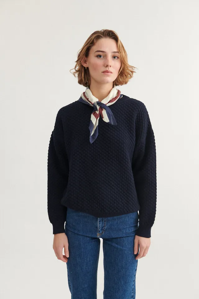 basic-apparel-lis-sweater-damen-pullover-sky-captain-bio image 1