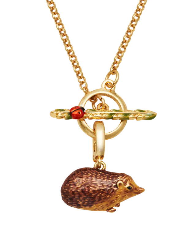 fable-england-ladybird-hedgehog-halskette-gold-marienk-fer image 1