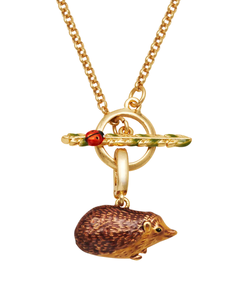 fable-england-ladybird-hedgehog-halskette-gold-marienk-fer image 1