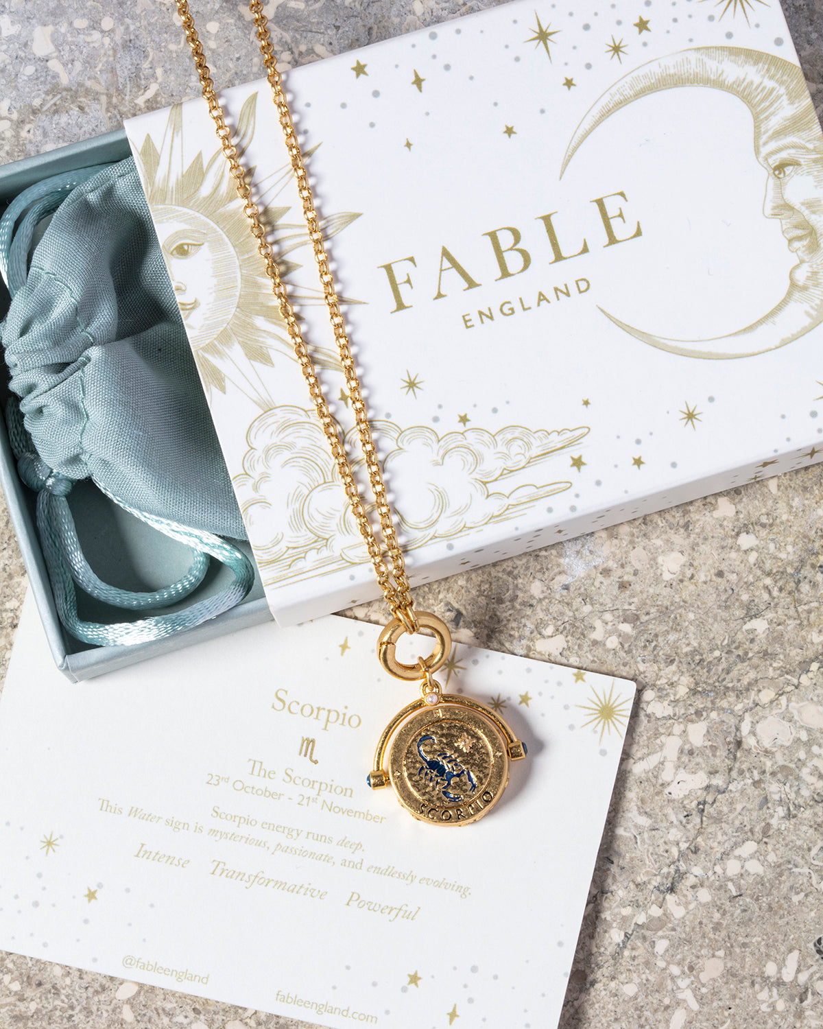 fable-england-jewellery-scorpio-halskette-gold-sternzeichen image 5