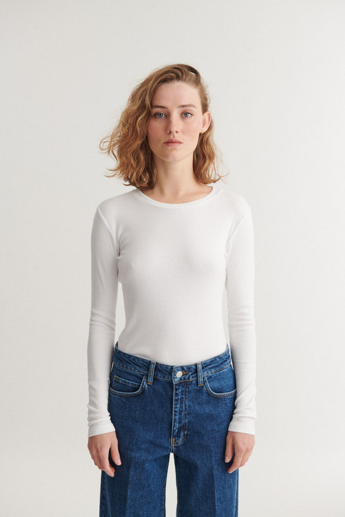 basic-apparel-ludmilla-ls-tee-langarmshirt-bright-white-bio image 1